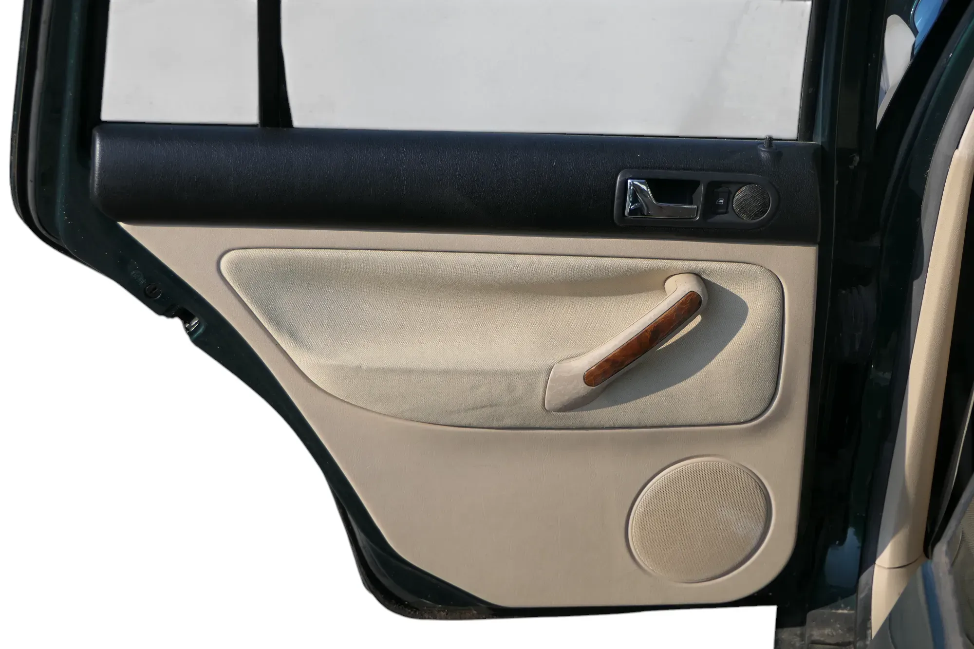 1x VW Golf 4 1J Kombi Türverkleidung Verkleidung Tür hinten links hellbeige besc - Bild 1