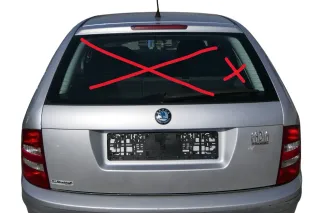 Skoda Fabia 6Y Combi Kombi Heckklappe Klappe silber grau LF7T - OHNE SCHEIBE !!! - Bild 1