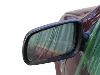 Skoda Fabia 6Y mechanischer Spiegel Außenspiegel links schwarz Glas - Bild 4