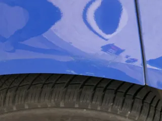 VW Polo 9N 9N3 Stoßstange Heckstoßstange hinten blau LA5F - Bild 9