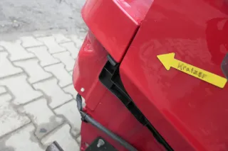 VW Fox 5Z Heckklappe Kofferraumklappe Klappe hinten + Scheibe rot LY3D - Bild 2
