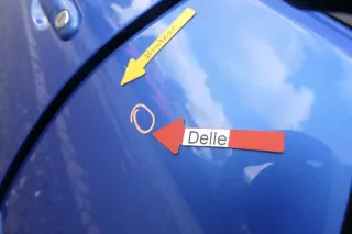 VW Polo 9N 9N3 Tür hinten links 4/5-Türer blau LA5M - Bild 2