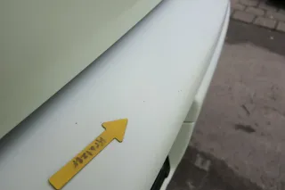 Seat Arosa 6H Stoßstange hinten gelb grün Facelift Heckstoßstange (evtl. LS6G ) - Bild 6