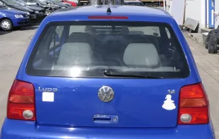 VW Lupo 6X Heckklappe Klappe Kofferraumklappe Scheibe blau LW5Z ohneAnbautei - Bild 1