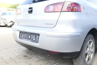 Seat Ibiza 6L Stoßstange Heckstoßstange hinten grau silber LS7N - Bild 4