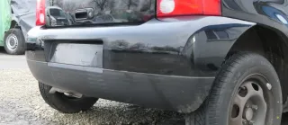 VW Lupo Stoßstange hinten Heckstoßstange Stoßfänger schwaz L041 v - Bild 2