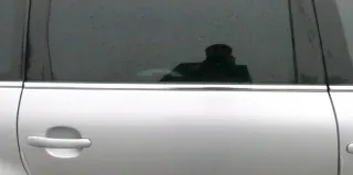 Passat 3BG Leiste Zierleiste Tür hinten rechts chrom silber oben Fensterschachta - Bild 1