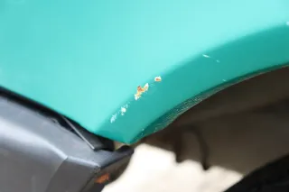 VW LT 35 2D Kotflügel vorne links grün L9ß2 - Bild 2
