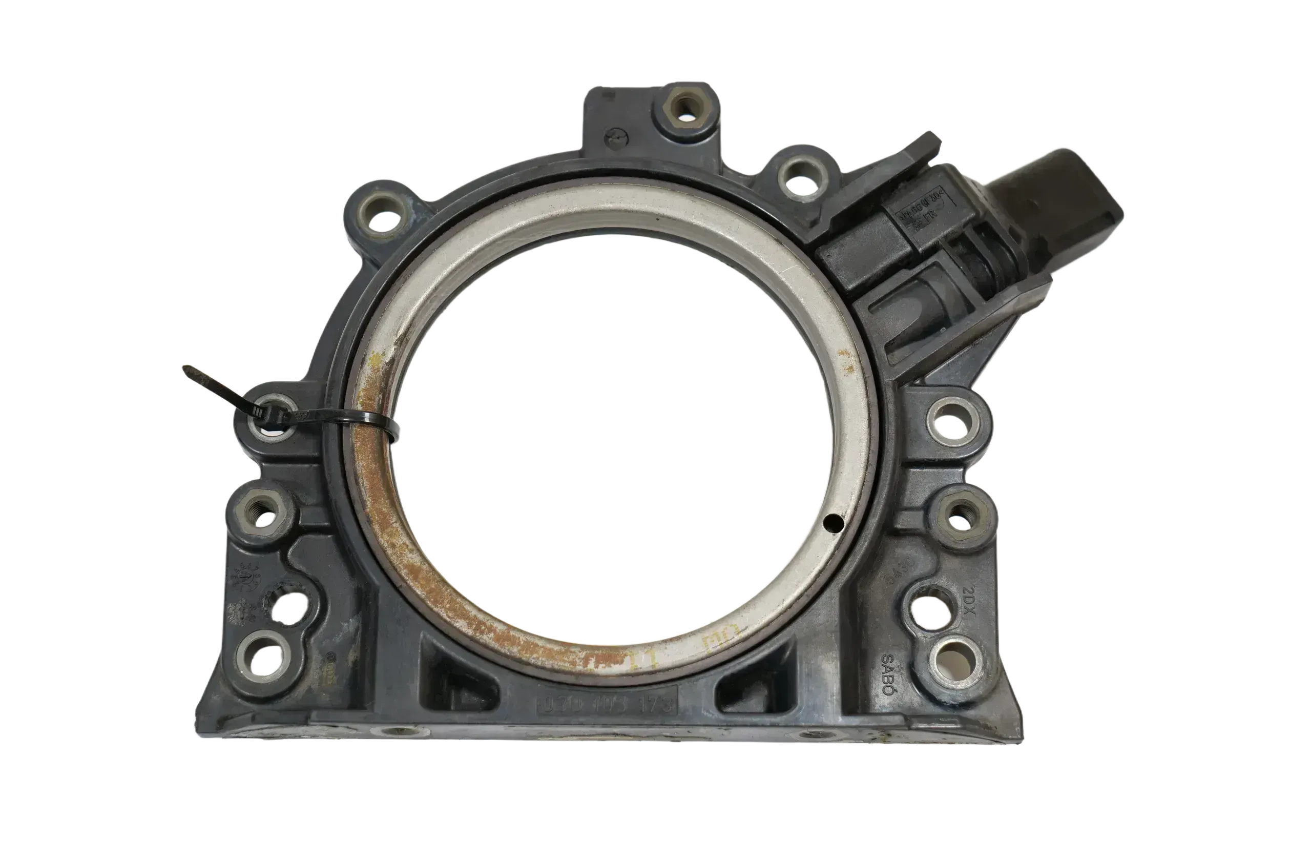 Golf 5 Passat 3C Dichtflansch Motor 030103171S 1,4 FSI BKG BXW BLF ## - Bild 1
