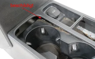 VW Sharan 7N Mittelkonsole Mitteltunnel um Schaltung Armlehne Leder 7N1863243A - Bild 4