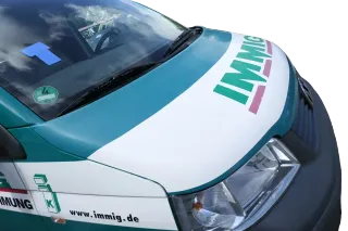 VW T5 Multivan Motorhaube Haube Klappe vorne grün weiß - Bild 2