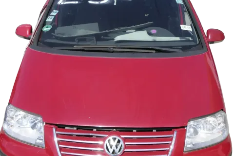 VW Sharan 7M Motorhaube Klappe Haube vorn vorne rot LK3A abca.Bj2000passend