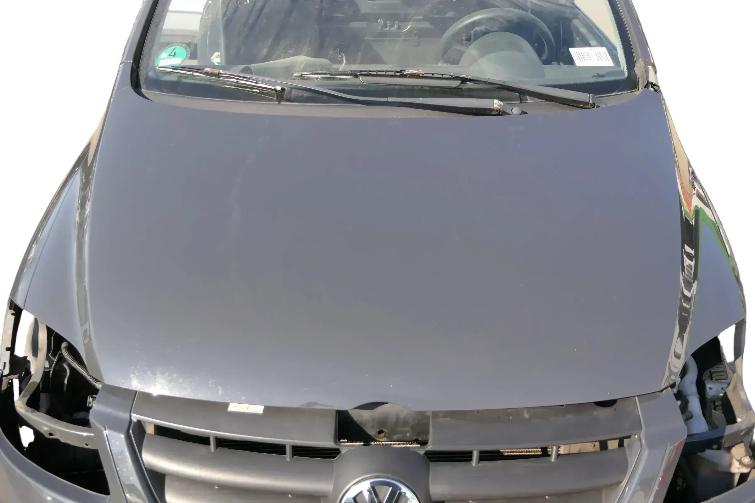 VW Fox 5Z Motorhaube Klappe vorn vorne grau LI7F urbangrau - Bild 1