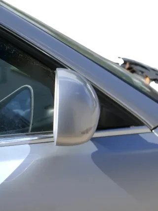 Audi A4 B5 Spiegel Außenspiegel rechts elektrisch Facelift Glas silber LY7W grau - Bild 3