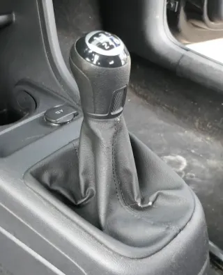 VW Up Schaltknauf Schaltsack Schaltung Schaltknüppel Leder 5-Gang schwarz - Bild 3