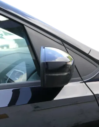 VW Polo 6R 6C elektrischer Spiegel Außenspiegel rechts außen schwarz LC9X +Glas - Bild 3