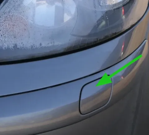 VW Golf Plus 5M Düse Scheinwerferreinigungsanlage SWR Kappe grau LA7T links