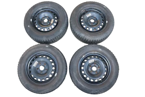 VW Golf Touran Felgen Winterreifen M&S Reifen 195/65 R15 91H 1K0601025C 6-7mm