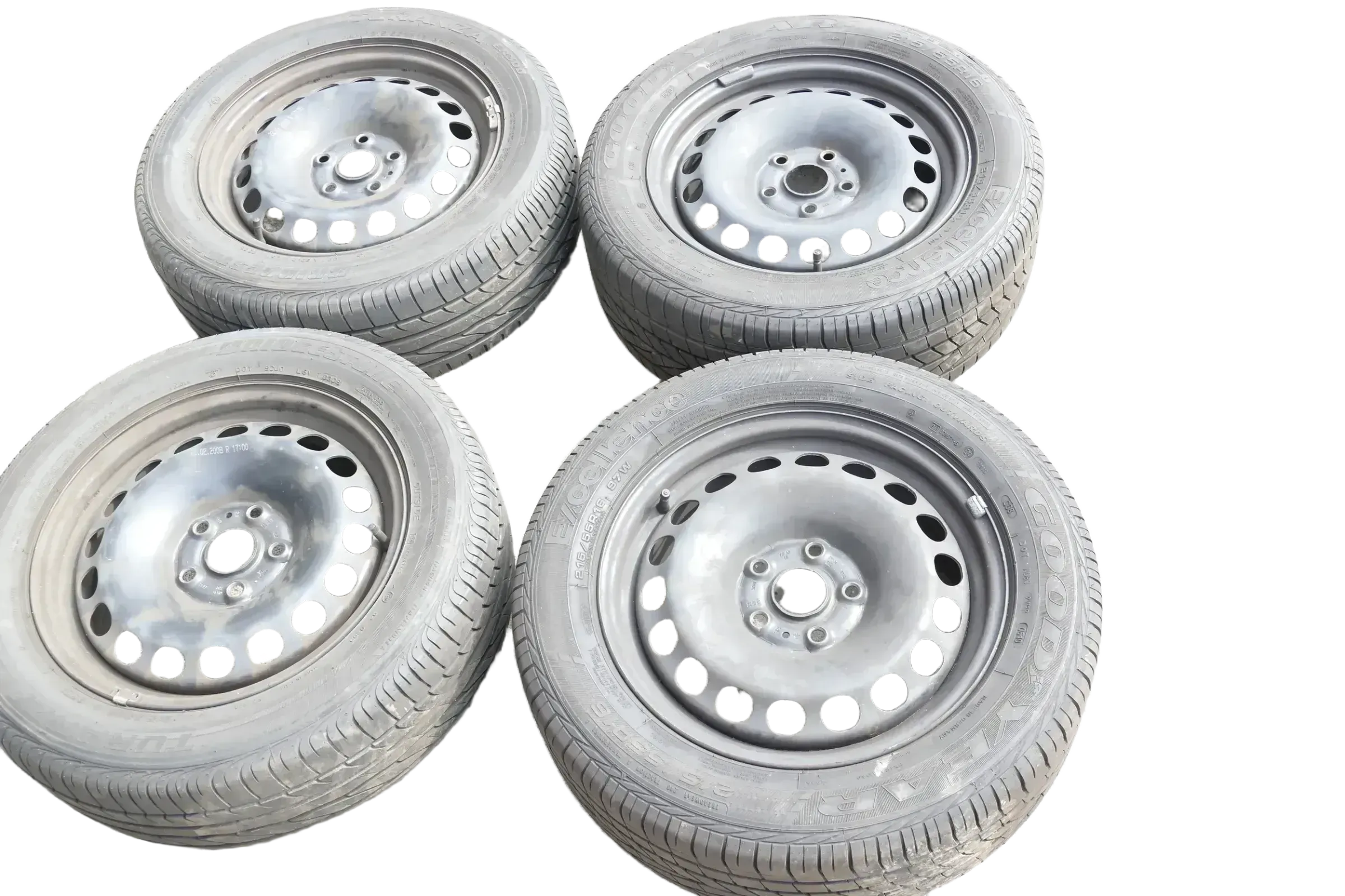 Passat 3C Sommer Reifen 215/55 R16 95H Felgen 6,5j x16H2 ET42  5mm - Bild 1