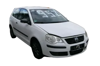 VW Polo 9N3 Stoßstange vorne Frontstoßstange Stoßfänger weiß LB9A - Bild 1