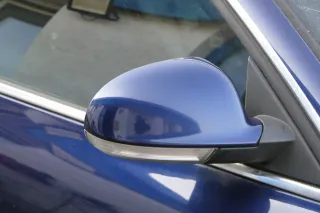 VW Passat 3BG elektrischer Spiegel Außenspiegel rechts blau LD5Q Blinker Glas - Bild 4