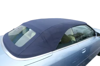 A4 8H Cabrio Dach Scheibe Verdeck Gestell dunkelblau + Himmel - Bild 1