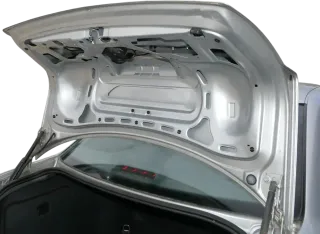 A4 B5 Limousine Facelift Heckklappe Klappe hinten Facelift silber LY7W ohneAnba - Bild 3