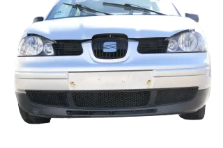 Seat Arosa 6H Stoßstange Frontstoßstange vorne grau silber LS7N Facelift + Grill - Bild 1