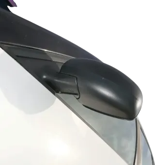 Skoda Fabia 5J mechanisch Spiegel Außenspiegel links mit Glas schwarz - Bild 3