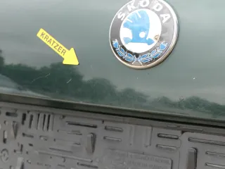 Fabia 6Y6 Schrägheck Heckklappe Kofferraumklappe hinten grün LF8T Scheibe - Bild 6