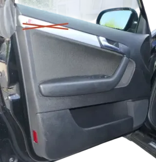 1x A3 8P Türverkleidung Verkleidung Tür vorn links 4/5-Türer Abdeckung - Bild 2