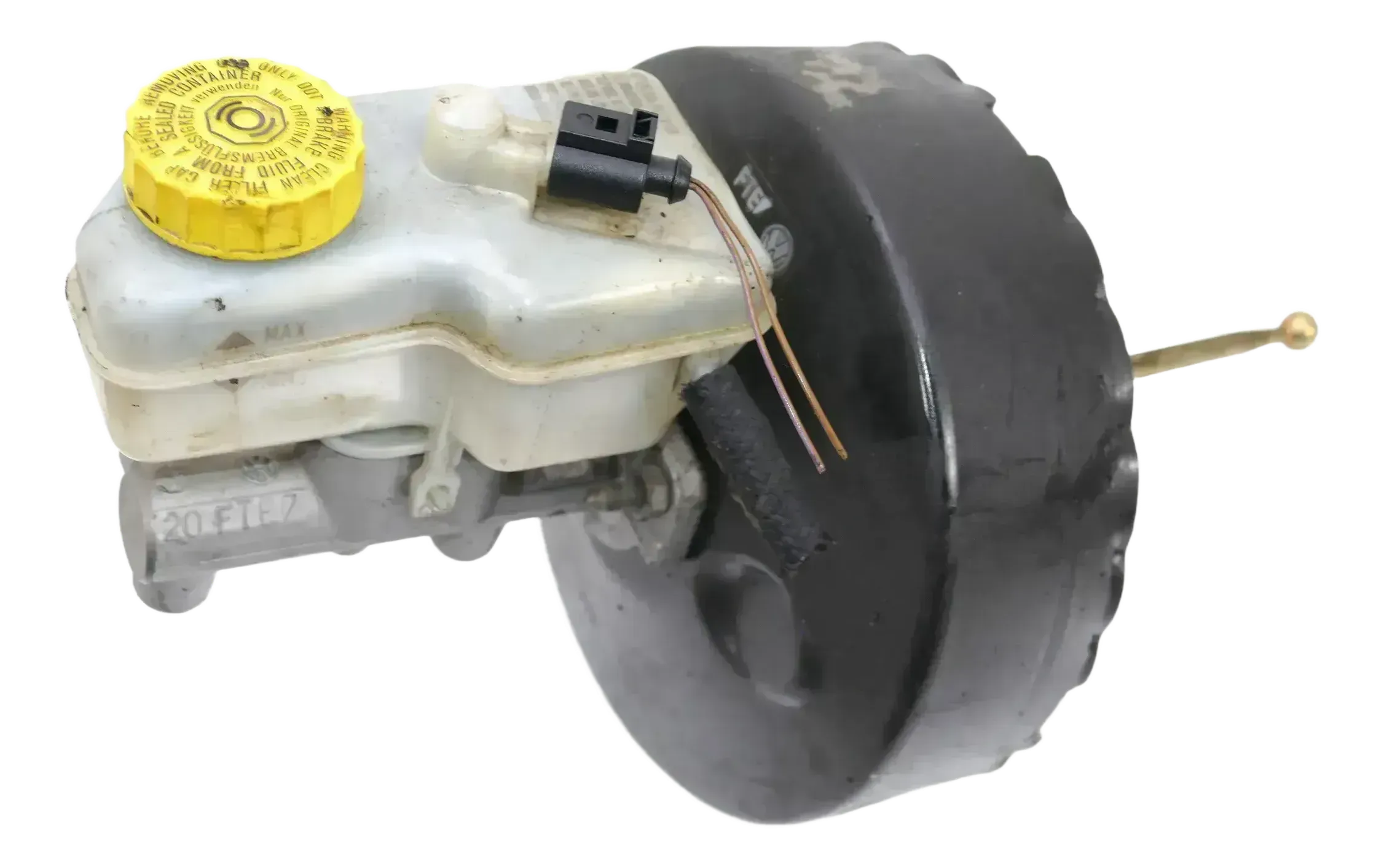 VW Polo 9N Seat Ibiza 6L Fox Bremskraftverstärker Hauptbremszylinder 6Q1614106S - Bild 1