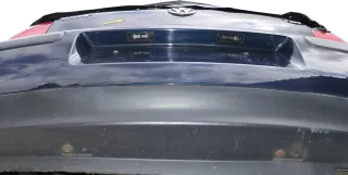 VW Golf 4 Limousine Stoßstange hinten Heckstoßstange Stoßfänger blau LC5H - Bild 16