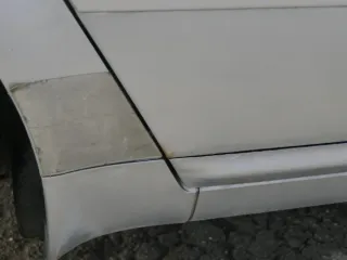 Audi A6 4B C5 Tür Türblatt hinten rechts nur Türblatt silber LY7W -ohneAnbauteil - Bild 2