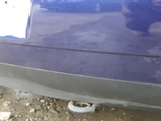 VW Polo 9N 9N3 Stoßstange Heckstoßstange hinten blau LB5N - Bild 3