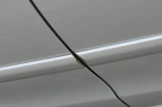 VW Polo 9N 9N3 Tür vorne links Fahrertür silber grau LA7W 4/5-Türer ohneAnbautei - Bild 2