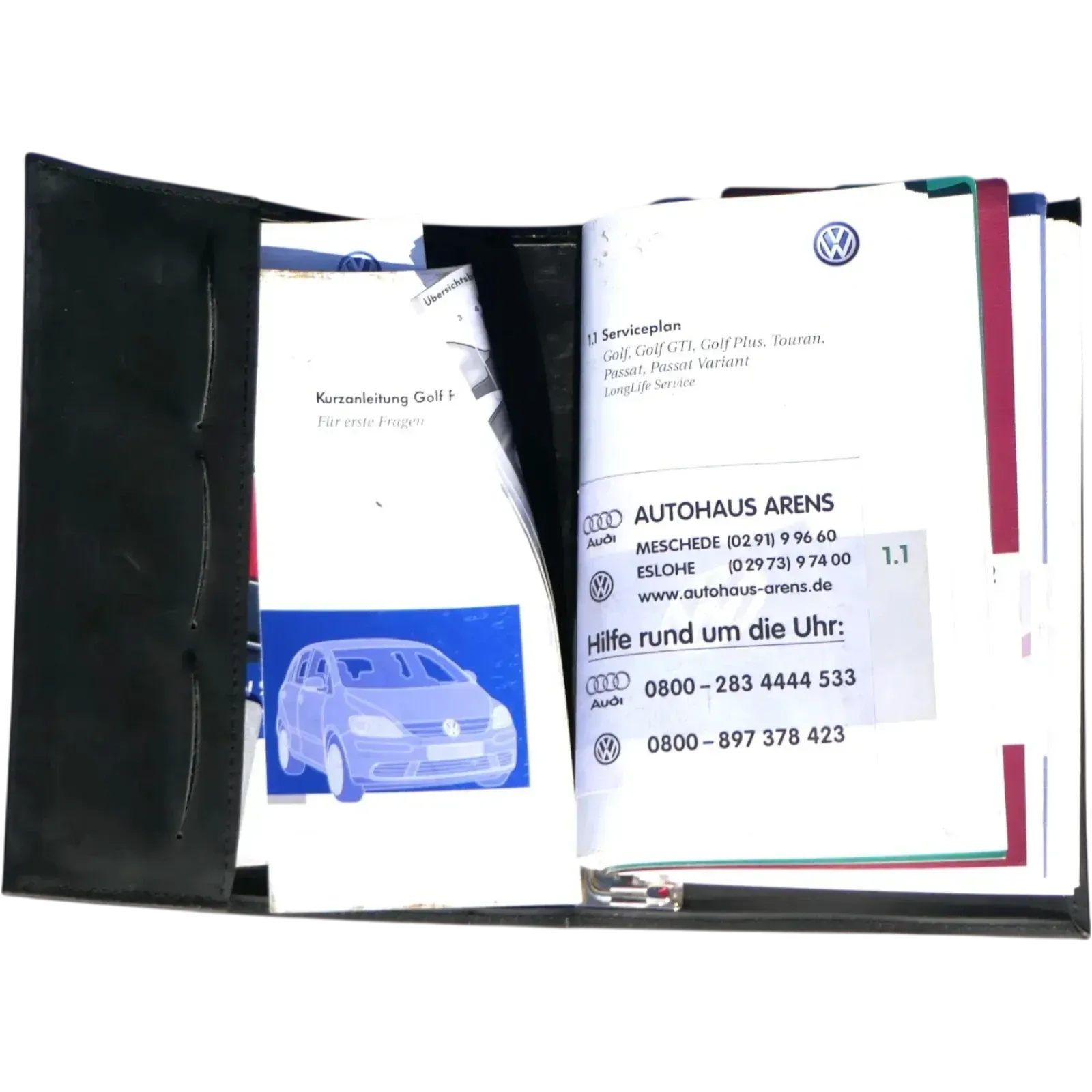 VW Golf 5 1K Bordbuch Bordmappe Bedienungsanleitung Anleitung Beschreibung - Bild 1