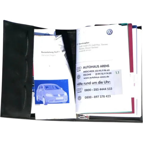 VW Golf 5 1K Bordbuch Bordmappe Bedienungsanleitung Anleitung Beschreibung