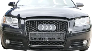 A3 8P Stoßstange Frontstoßstange Stoßfänger vorn Sportback S-line schwarz LZ9Y - Bild 1