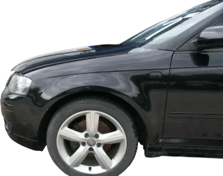 A3 8P Kotflügel vorne links schwarz LZ9Y Sportback - Bild 1