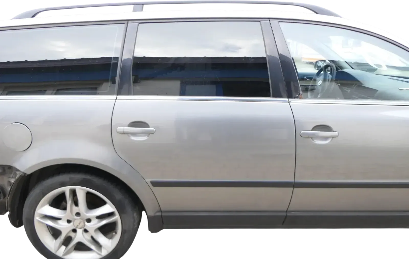 VW Passat 3B 3BG 3B6 Kombi Avant Tür hinten rechts mit Scheibe grau LD7W - Bild 1