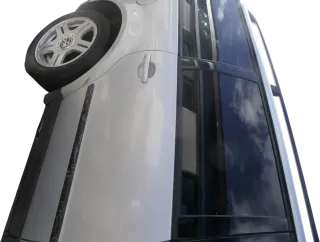 VW Passat 3B 3BG 3B6 Kombi Avant Tür hinten rechts mit Scheibe grau silber LB7Z - Bild 2
