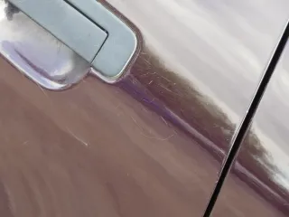 A4 B5 Tür nur Türblatt hinten links blau lila LY3K Kombi od Limo - Bild 2