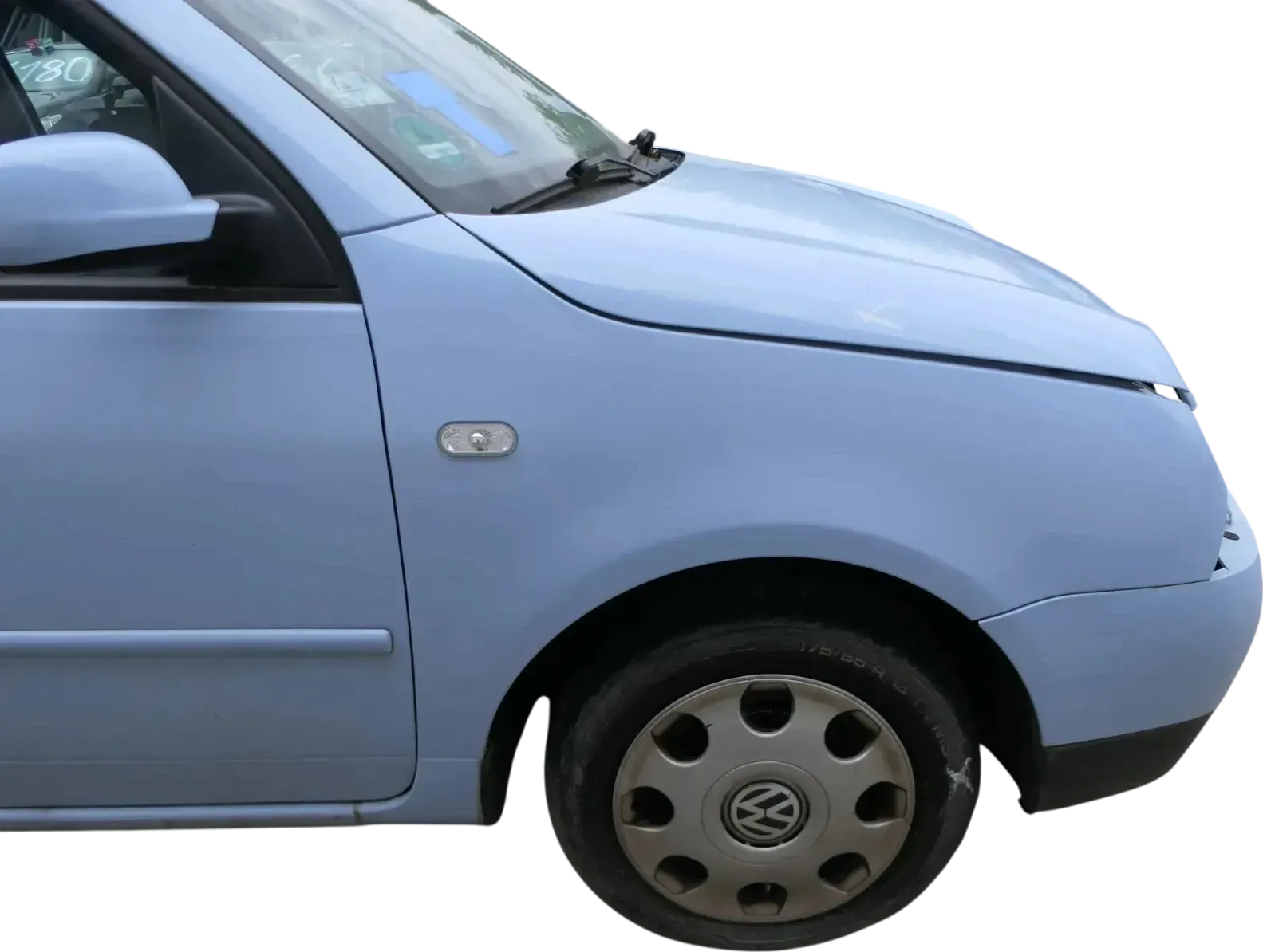 VW Lupo Kotflügel vorne rechts blau LW5Z - Bild 1