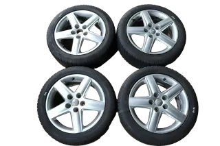 Audi A6 4F Alufelgen Winterreifen Reifen Felgen 225/50 R17 98H 4F0601025AF 3-5mm - Bild 1