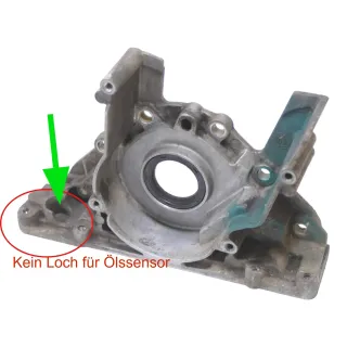 Dichtflansch Abdeckung Kurbelwelle Audi Seat Skoda Polo 9N Lupo VW 045103153 - Bild 2
