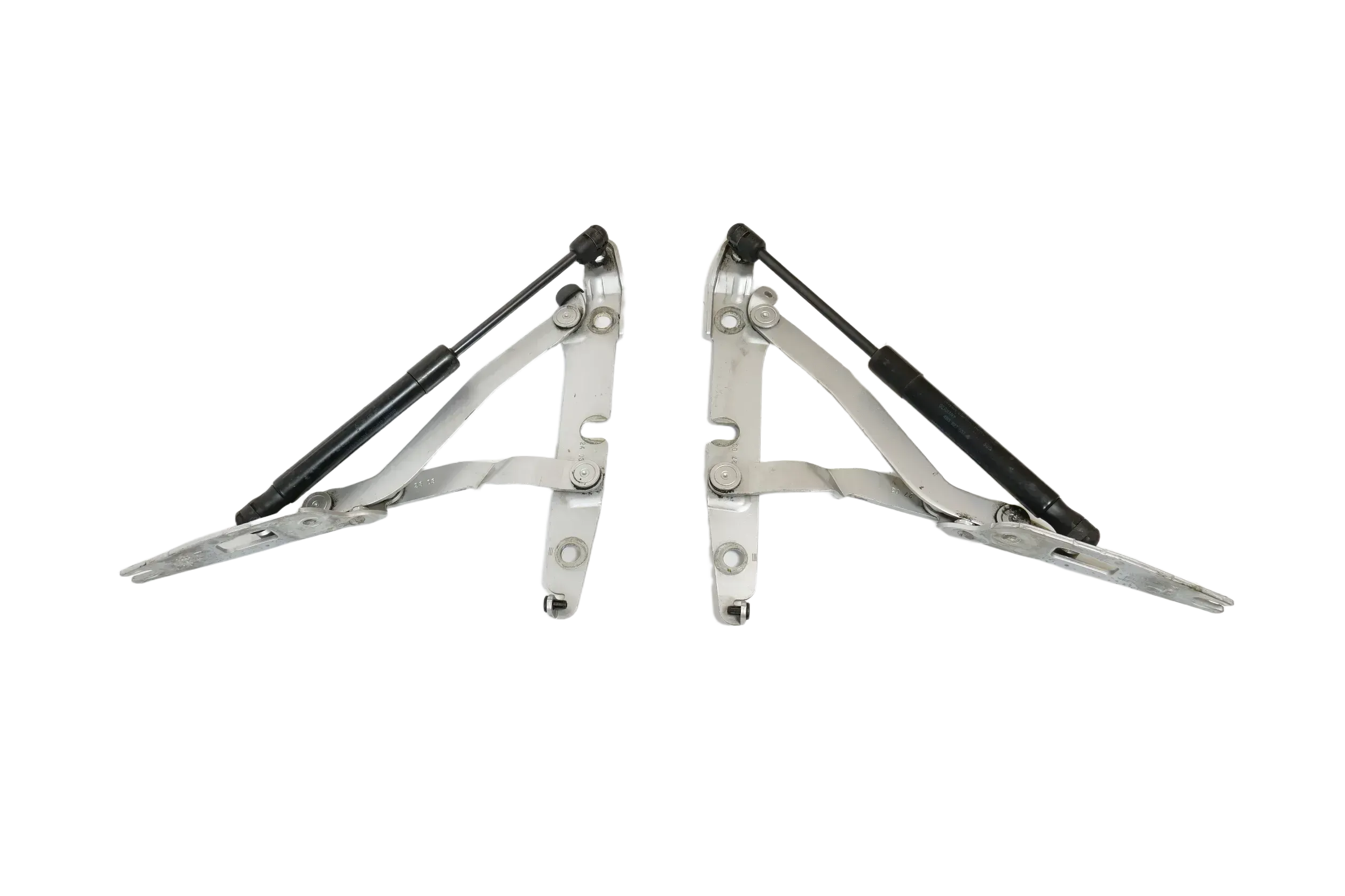 1x 8E B6 B7 Limousine Dämpfer Heckklappe hinten rechts Scharnier silber gra LY7W - Bild 1