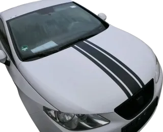 Seat Ibiza 6J Motorhaube Haube Klappe vorne weiß LB9A - Bild 1