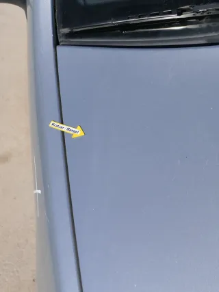 Skoda Fabia 6Y Motorhaube Klappe vorne grau LF7T silber vorn  (OHNEgrill!) - Bild 15