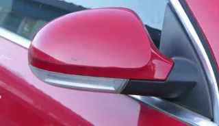 VW Passat 3C elektrischer Spiegel Außenspiegel rechts + Glas Blinke LY3D rot - Bild 1